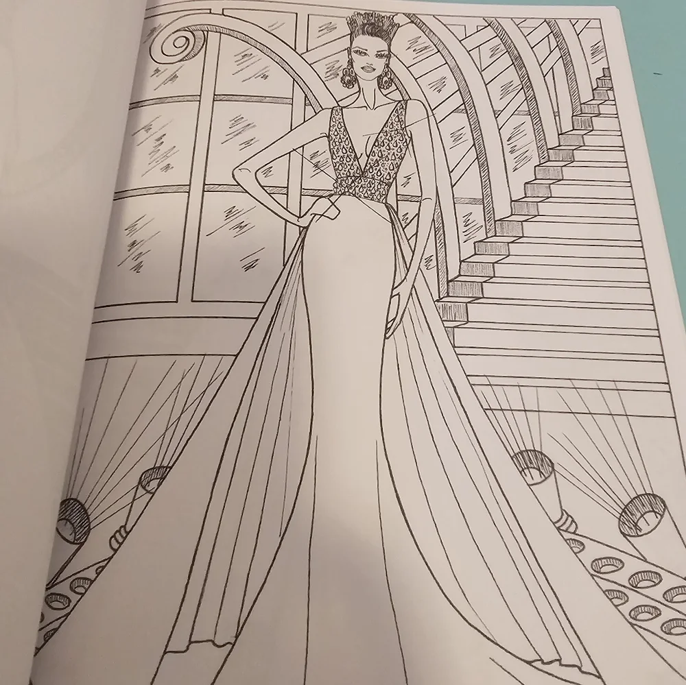 2 Beauty Pageant Coloring Books by Nick Verreos - Picture 2 of 3